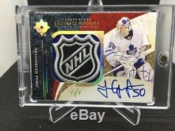09-10 Upper Deck Jonas Gustavsson Ultimate Rookie Shield Auto 1/1 THE MONSTER