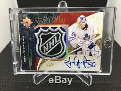 09-10 Upper Deck Jonas Gustavsson Ultimate Rookie Shield Auto 1/1 THE MONSTER