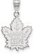 10k White Gold Nhl Toronto Maple Leafs Large Pendant By Logoart