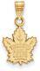 10k Yellow Gold Nhl Toronto Maple Leafs Small Pendant By Logoart