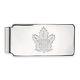 10k White Gold Nhl Hockey Logoart Licensed Toronto Maple Leafs Money Clip