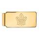 10k Yellow Gold Nhl Hockey Logoart Licensed Toronto Maple Leafs Money Clip