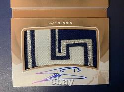 14-15 The Cup Mats Sundin Autographed Monumental Patch 3/3 C 1/1 AMP-MS