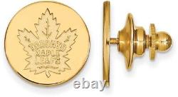 14K Yellow Gold NHL Toronto Maple Leafs Lapel Pin by LogoArt