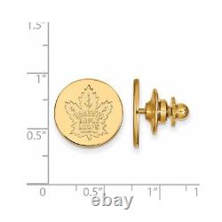 14K Yellow Gold NHL Toronto Maple Leafs Lapel Pin by LogoArt