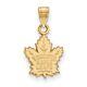 14k Gold Nhl Logoart Toronto Maple Leafs Small Pendant