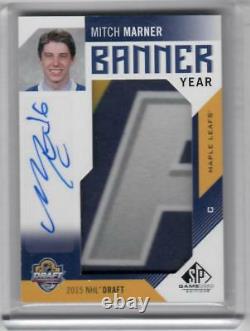 16-17 2016-17 Sp Game Used Mitch Marner 2015 NHL Draft Banner Year Auto Leafs Tl