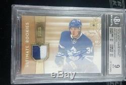 16-17 2016-17 Ultimate Collection Auston Matthews'06-07 Rookie Patch Auto Bgs 9