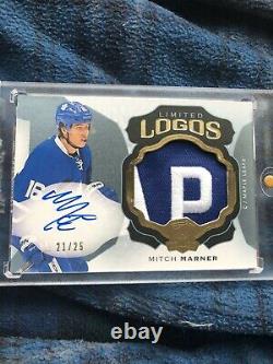 16-17 The Cup Limited Logos ROOKIE PATCH AUTO Mitch Marner Autograph RC # /25