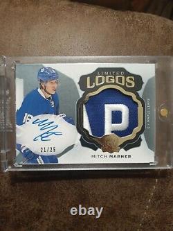 16-17 The Cup Limited Logos ROOKIE PATCH AUTO Mitch Marner Autograph RC # /25