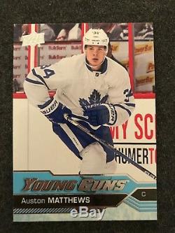 16/17 UD Young Guns YG Auston Matthews #201 SP RC Rookie Toronto Maple Leafs