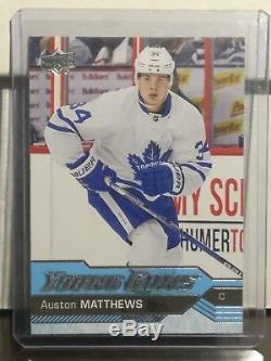 16-17 Upper Deck Auston Matthews Gradeable Young Guns Rookie Toronto Maple Leafs