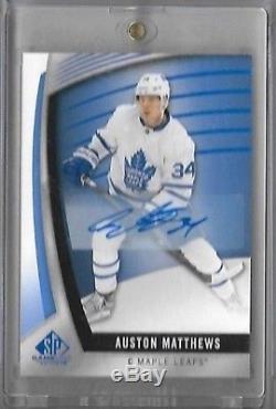17 18 Upper Deck SP Game Used Auto Toronto Maple Leafs Auston Matthews #1