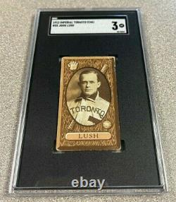 1912 C46 Imperial Tobacco #33 John Lush Toronto Maple Leafs SGA-3 Very Good