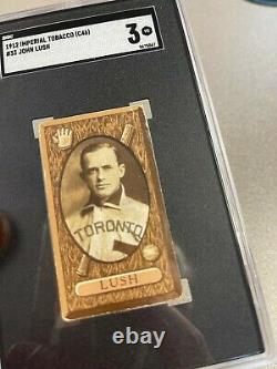 1912 C46 Imperial Tobacco #33 John Lush Toronto Maple Leafs SGA-3 Very Good
