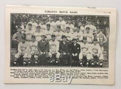 1935 Rochester Red Wings Vs Toronto Maple Leafs Baseball Program Johnny Mize