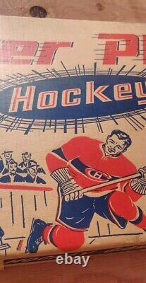 1950's Eagle Toys NHL Power Play Hockey Toronto Maple Leafs Montreal Canadiens