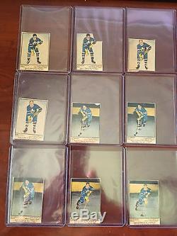 1951-52 Parkhurst 57 Cards Toronto Maple Leafs Lot