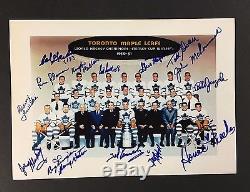 1951 Toronto Maple Leafs Stanley Cup Win NHL Hockey Photo Auto 15 Players Vtg