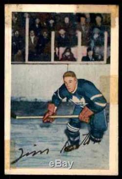 1952-53 Parkhurst Tim Horton Rookie Toronto Maple Leafs #58