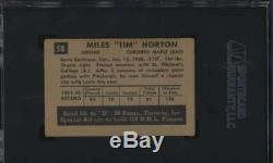 1952 Parkhurst #58 Tim Horton HOF RC SGC 2.5 G+ 52656