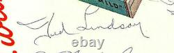 1956-57 Autograph Auto Signed Gordie Howe Tim Horton + (10 Auto's) Jsa Beckett