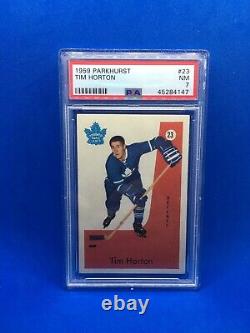 1959 Parkhurst Tim Horton #23 PSA 7 NRMT NM Maple Leafs