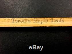 1960's Johnny Bower Souvenir Mini Hockey Stick Toronto Maple Leafs Gardens Mint