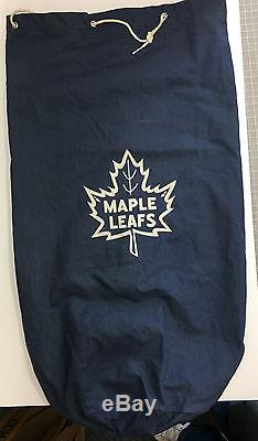 1960's Toronto Maple Leafs Canvas Equipment BAG Team Logo Old Vtg Hockey NOS NHL
