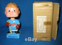 1960s Toronto Maple Leafs Detroit Red Wings ERROR Mini Nodder Bobblehead withBox