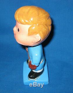 1960s Toronto Maple Leafs Detroit Red Wings ERROR Mini Nodder Bobblehead withBox