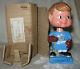 1960s Toronto Maple Leafs Mini Bobblehead Nodder, 4 3/4 Inches, Nos With Box