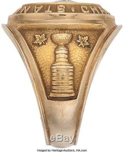 1964 Toronto Maple Leafs Stanley Cup Championship Ring Presented to Wm. Tramberg