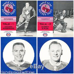 1966-67 Esso Toronto Maple Leafs HOCKEY TALKS Record Full Set x10 Vtg NHL Horton