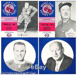 1966-67 Esso Toronto Maple Leafs HOCKEY TALKS Record Full Set x10 Vtg NHL Horton