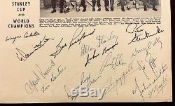1966-67 Toronto Maple Leafs Stanley Cup Champs Autographed x18 Photo Tim Horton