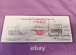 1975 Toronto Maple Leafs HAROLD BALLARD Owner Signed AUTOGRAPH Cheque CHECK HOF