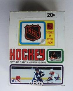 1979-80 NHL Topps Hockey Wax Pack DISPLAY BOX