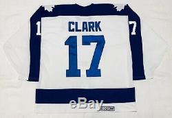 1988-89 Wendel Clark Toronto Maple Leafs Authentic CCM Hockey Jersey Size 52