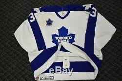 1989 Toronto Maple Leafs AL Iafrate Game Used Jersey with H. E. Ballard Patch