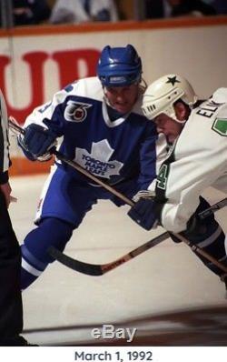 1991-92 Game Worn Dave Hannan Toronto Maple Leafs Jersey 2time Stanley Cup Champ