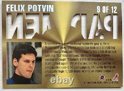 1995 Fleer Premier Padmen, FELIX POTVIN, Torronto Maple Leafs, 09-12