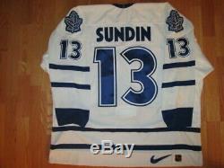 1998 99 NIKE Mats Sundin 13 Toronto Maple Leafs Jersey MLG Memories & Dreams 56