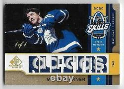 20/21 SP GAME USED ALL-STAR SKILLS RELIC BLENDS TAG Mitch Marner 1/1 ADIDAS
