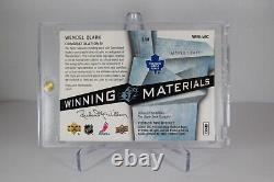 2008-09 SPX Hockey Winning Materials Auto Wendel Clark 07/25