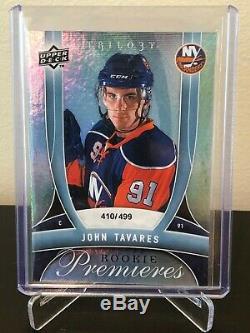2012-13 UD Draft Day Marks JOHN TAVARES Autograph SP Patch Card #/10 Leafs