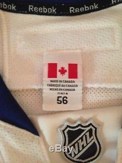 2013-14 Carl Gunnarsson Toronto Maple Leafs Game Used Worn Jersey Real Sports