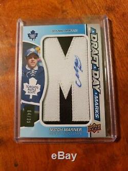 2014-15 SP Game Used Mitch Marner Draft Day Marks M 04/35 Toronto Maple Leafs