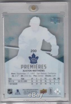 2016-17 Auston Matthews Ice Premiers Rookie /99 Toronto Maple Leafs Rc
