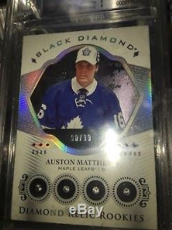 2016-17 Black Diamond Auston Matthews Quad Diamond 90/99 Toronto Maple Leafs